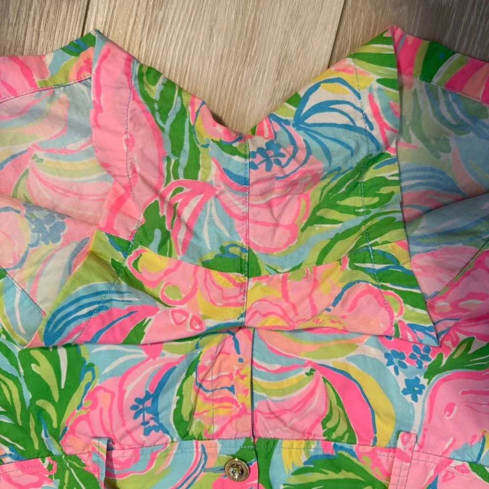 Lilly Pulitzer‎ The Callahan Shorts Multi So A Peeling Elephant Print Bright 16